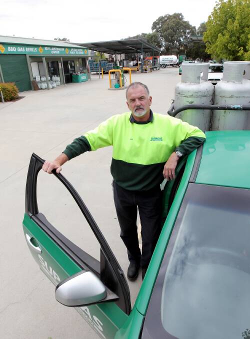 Ian McKay, owner of Supagas Wodonga, says he’ll never forget the day he found his dog Lilly shot after a burglary in 2010. Picture: DAVID THORPE