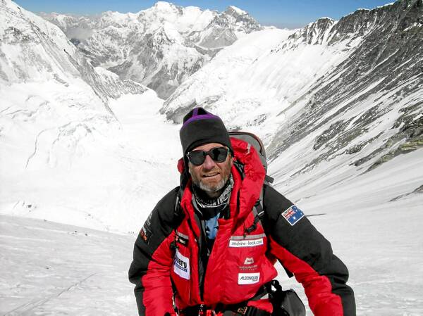 Australian mountaineer Andrew Lock will be guest speaker at a fund-raiser at Culcairn. Picture: FAIRFAX