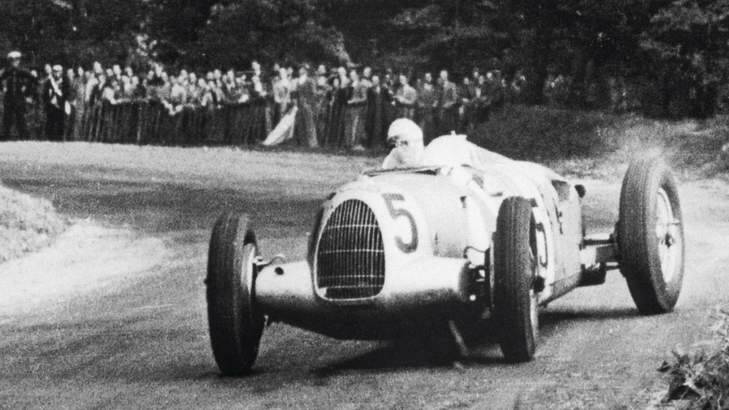 Formula one in 1937 was man and machine.