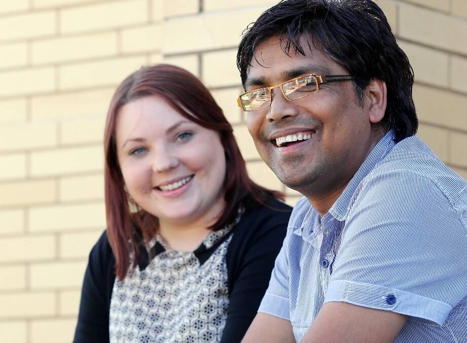 Rachel Habgood and Teju Chouhan welcome the funding. Picture: JOHN RUSSELL