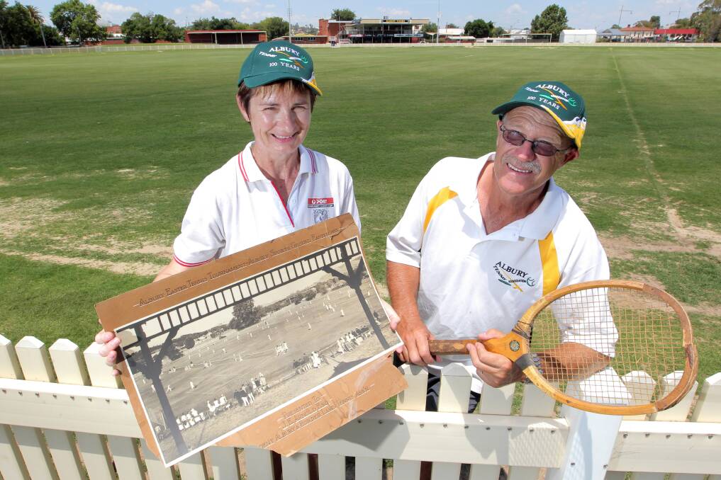 Sandra Rouvray and Ken Wurtz will mark the 100th anniversary of the Easter Tournament with a game at Albury Sportsground. Picture: DAVID THORPE