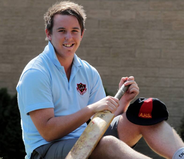 Albury High School’s Aaron Jory will take on the best schoolboy cricketers in NSW next week. Picture: DAVID THORPE