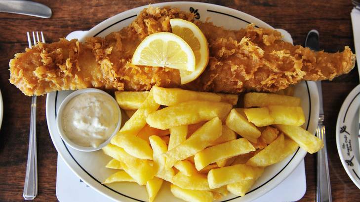 Comfort foods such as bangers and mash, or fish and chips are becoming more popular choices when eating out.