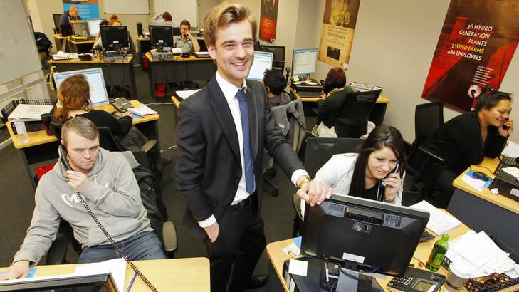 Clancy Brodrick, who is helping run CallActive's new call centre in Wellington, New Zealand. Photo: Chris Skelton