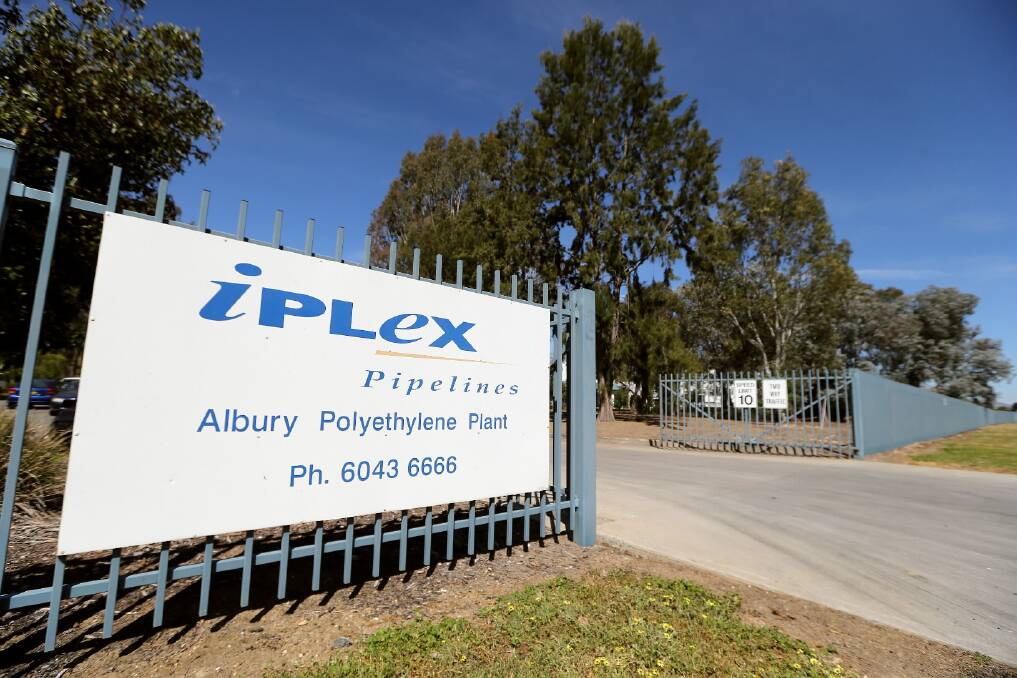 Albury’s Iplex will shut in 2015. Picture: JOHN RUSSELL