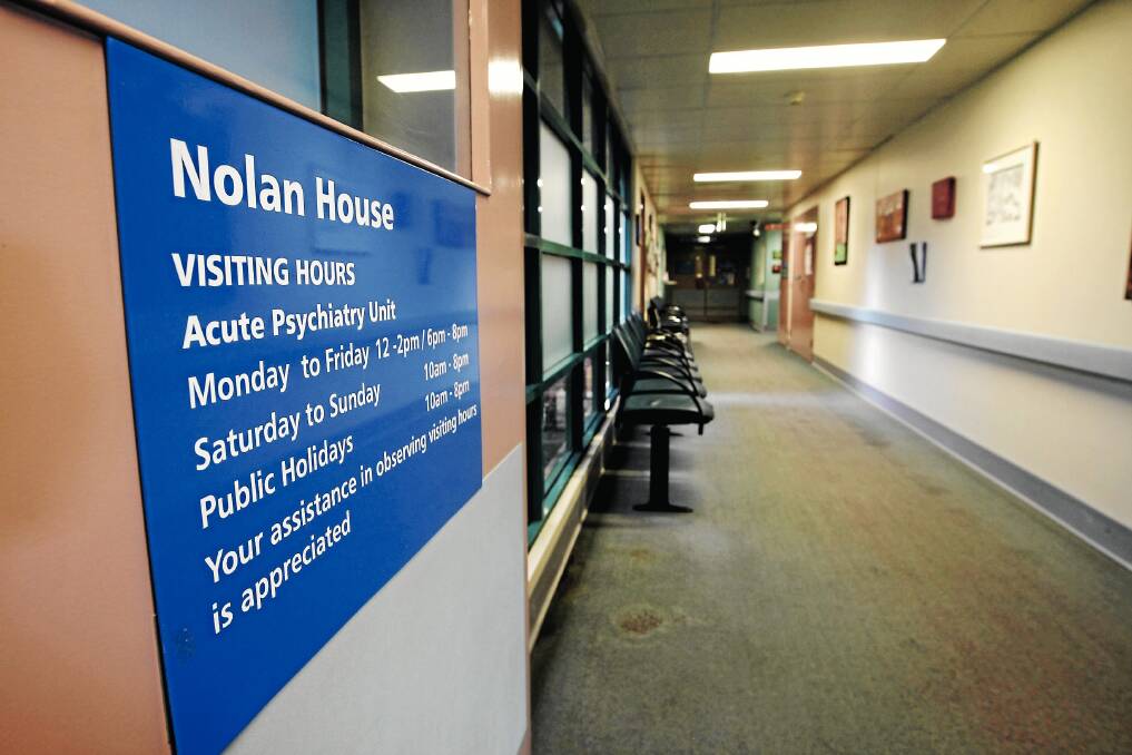 What people see when they enter at Nolan House, part of the Albury Hospital. Picture: MATTHEW SMITHWICK