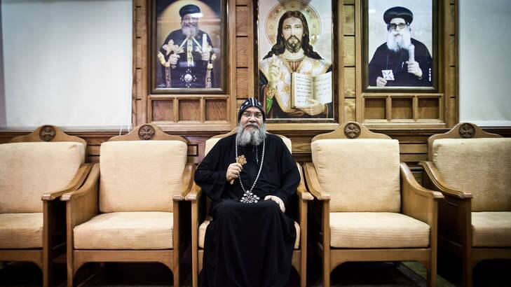 Bishop-General of Minya Anba Macarius is calling on the state to protect Coptic churches from growing violence directed at Christians. Photo: Virginie Nguyen Hoang