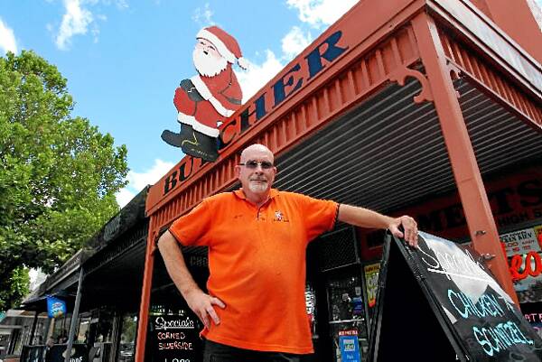 Jeff Beazley is happy to keep the Santa tradition alive in High Street. Pictures: MATTHEW SMITHWICK