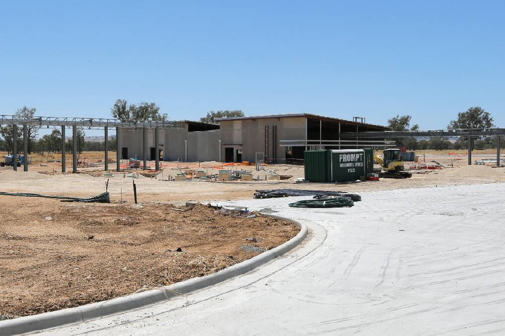 Barnawartha North’s truck service station with Hungry Jack’s being built opposite the Logic hub.