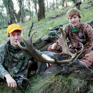 Twin brothers Jake and Nick Welch on one of their many hunting trips before Nick's tragic death in 2010.