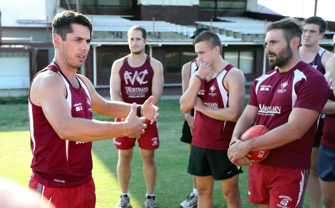  Dogs’ coach Ben Hollands is confident his team is in contention to play finals this year. Pictures: PETER MERKESTEYN