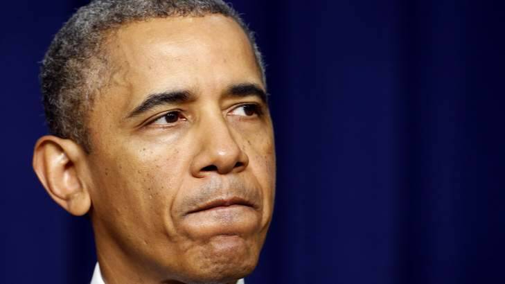US President Barack Obama speaking about the attack from the White House said the United States is facing "yet another mass shooting" and vowed to hold accountable whoever was responsible. Photo: Reuters / Kevin Lamarque