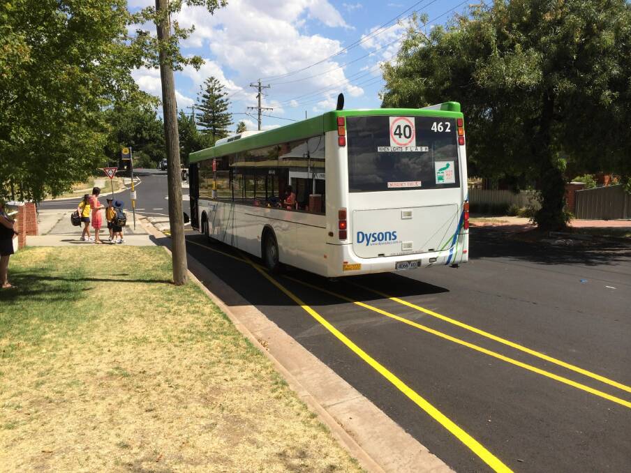Jean Hoysted’s Schubach Street driveway is blocked when a bus uses the new zone. Picture: MATTHEW SMITHWICK