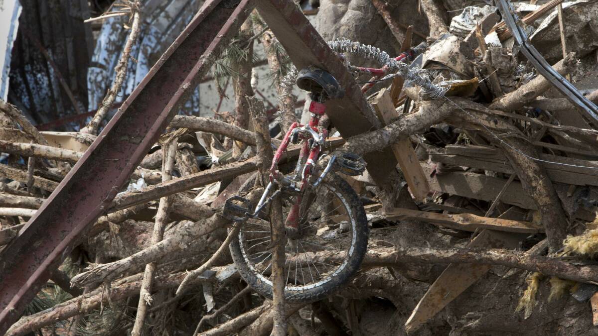 The twisted rubble of the Plaza Towers Elementary school in Moore, Oklahoma. Photo: REUTERS