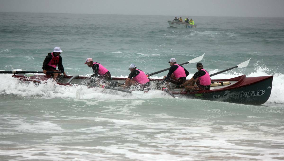 Action from day six of the George Bass Marathon as it headed in to Pambula Beach, NSW.