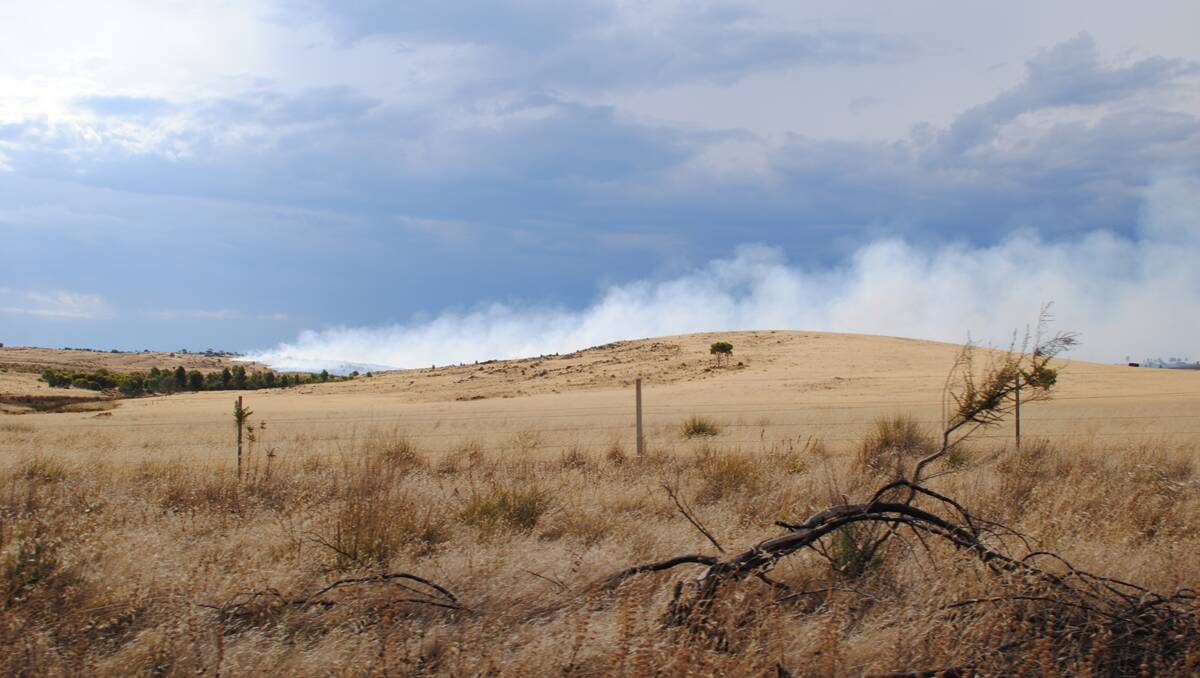 Pictures of the Monarto fire earlier this afternoon