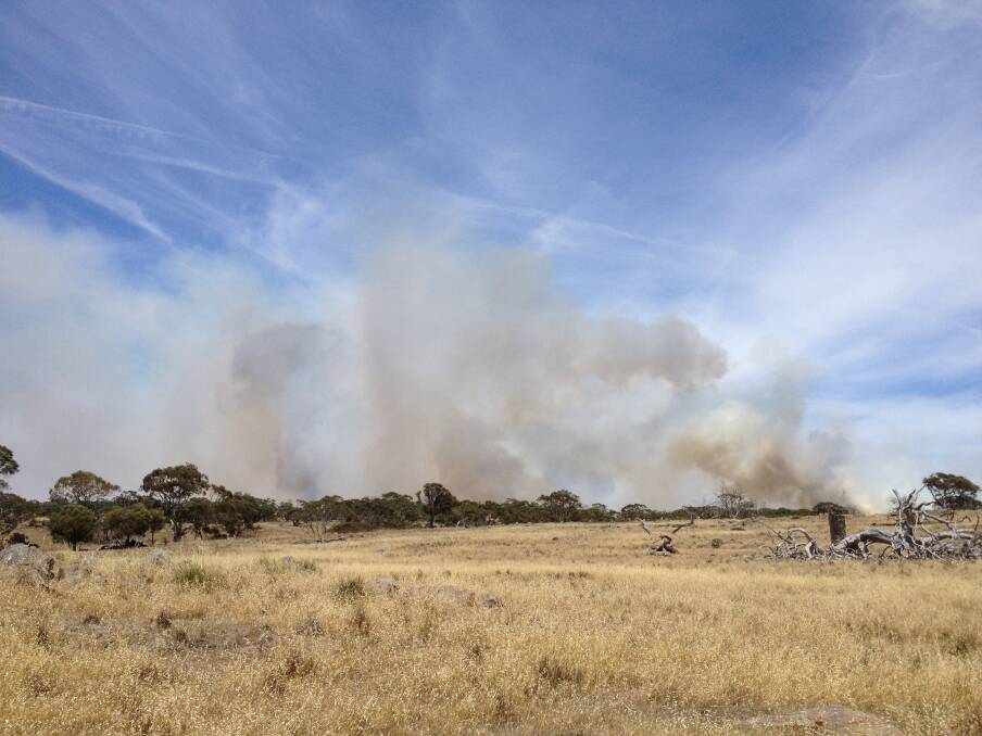 Fire crews have been called to a fire at Rockleigh allegedly started by a header in crops.
