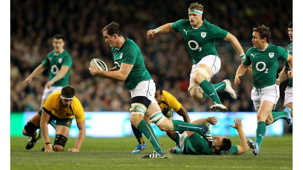 Devin Toner of Ireland in action during the International match between Ireland and Australia. Photo: Getty Images.