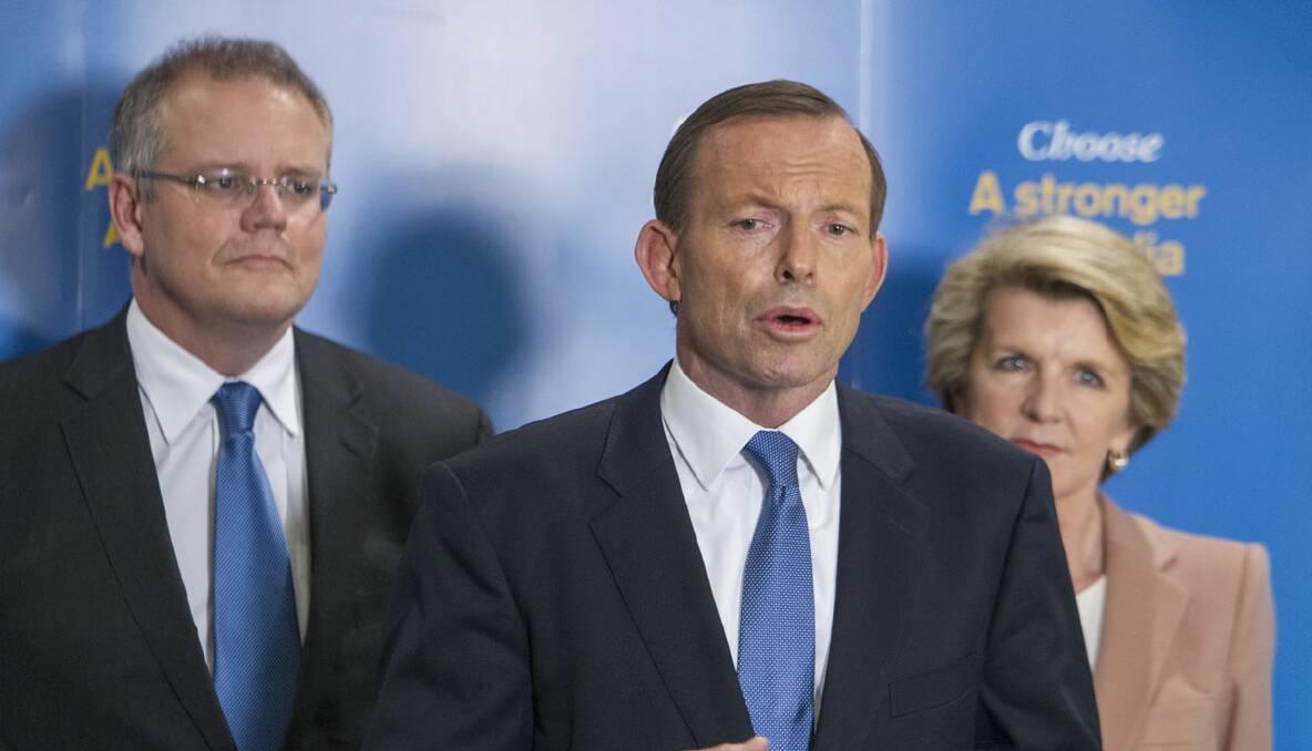 Scott Morrison, TonyAbbott and Julie Bishop  respond to the government's asylum seeker deal with Papua New Guinea.