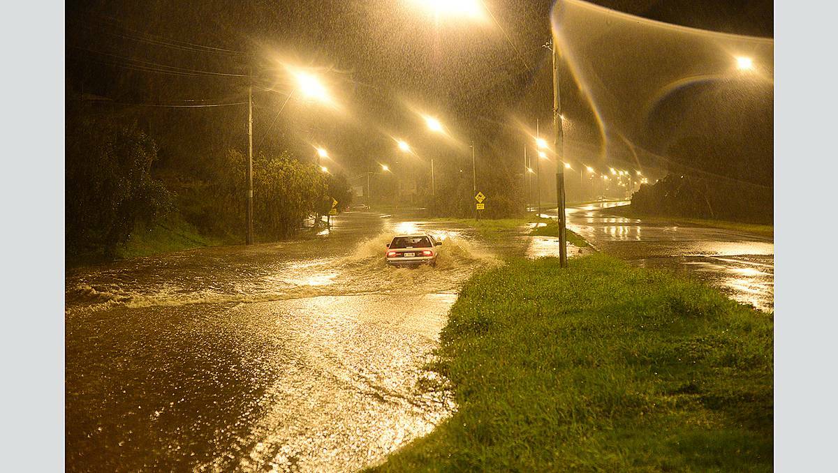 LAUNCESTON: Launceston hit by floods after deluge. Picture: Phillip Biggs.