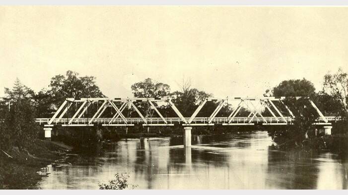 The timber Union bridge replaced in 1961.