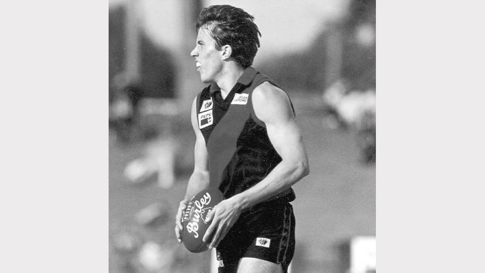 Border born and bred, Fraser Gehrig would play 260 AFL games for West Coast and St Kilda, winning All-Australian honours in 1997 and 2004. He is pictured here playing in the WAFL in 1994.