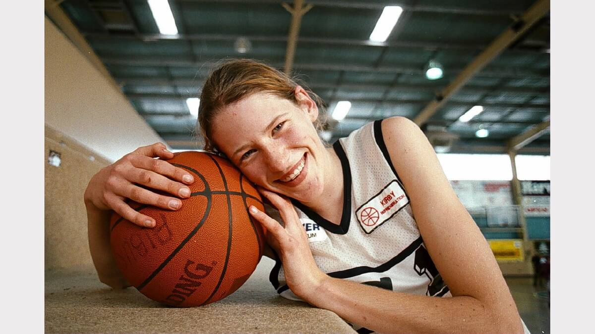 Born and raised in Albury, Lauren Jackson ranks as the greatest female basketballer in Australian history, winning multiple titles and most valuable player awards around the world. She is pictured at the Albury Sports Stadium in 1995 as a 14-year-old. The stadium would eventually be renamed the Lauren Jackson Sports Centre.