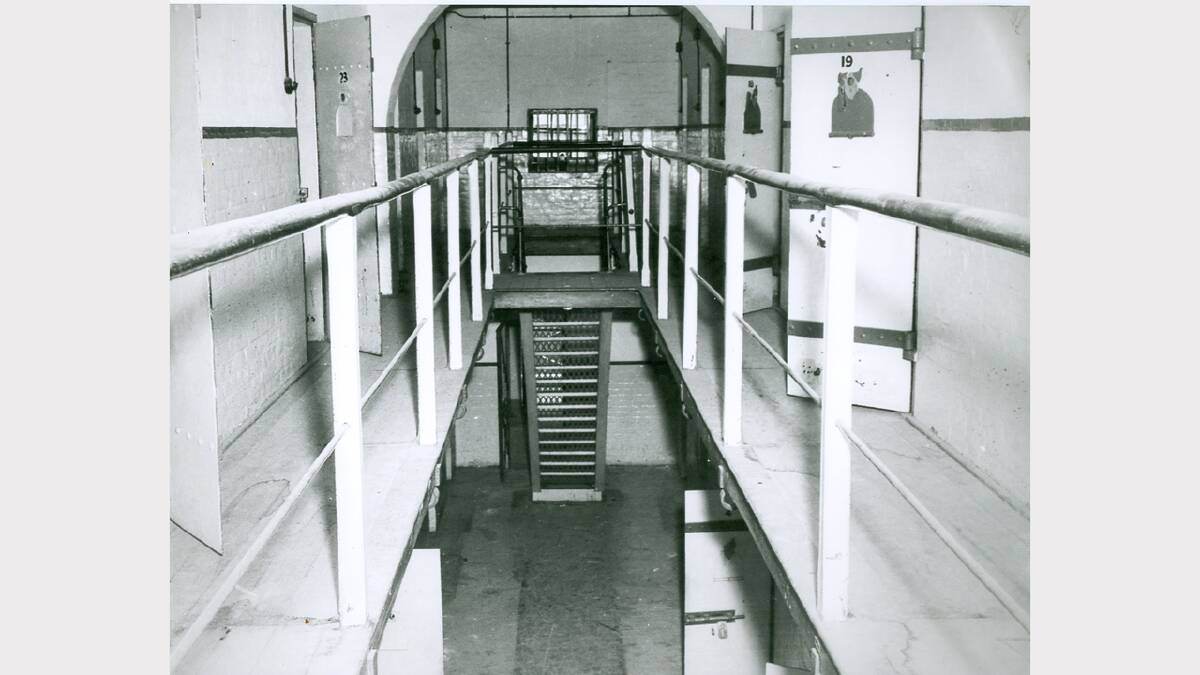 The Albury Gaol, built in 1862, demolished in 1947.