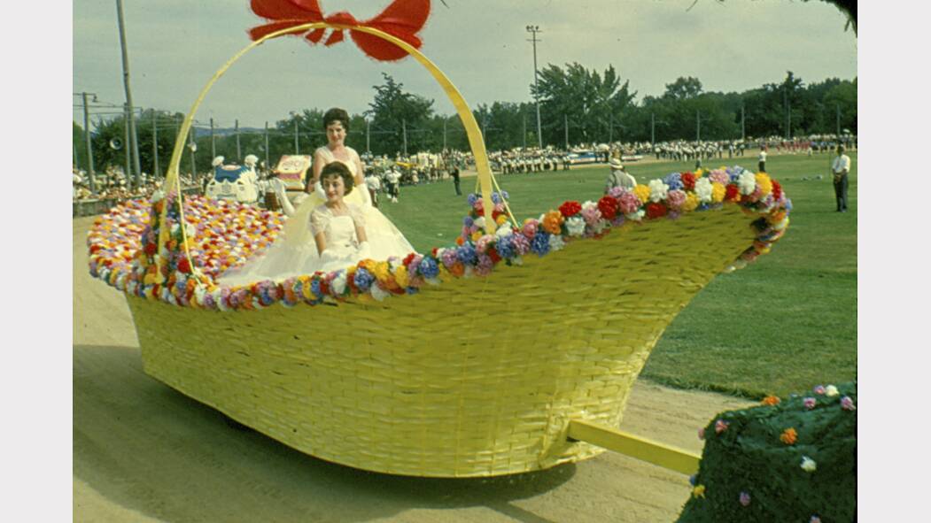 A Floral Festival float from 1962. (Marie Grimmond)