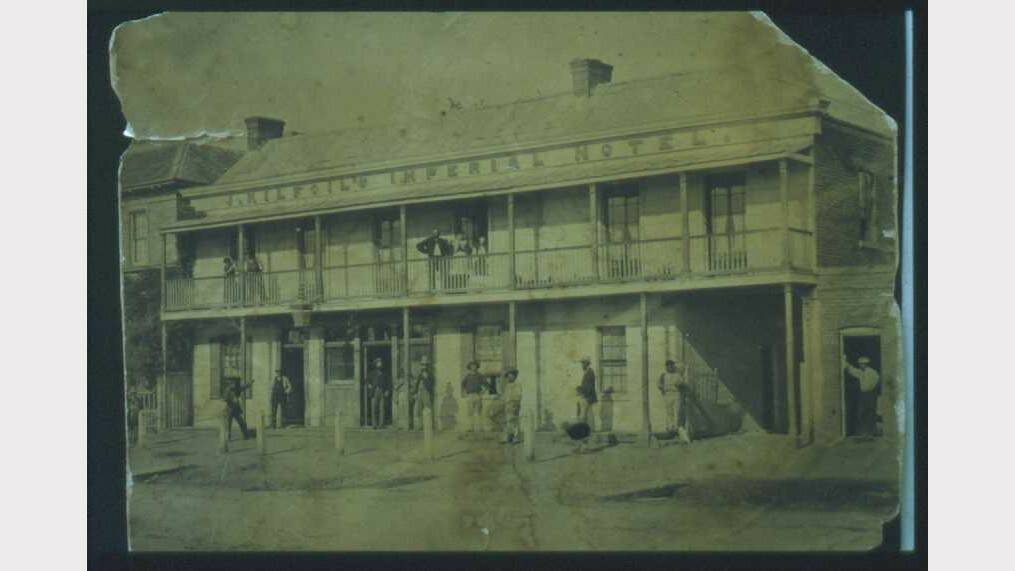 Trefoil’s’ Imperial Hotel, in Townsend Street in the 1870s.