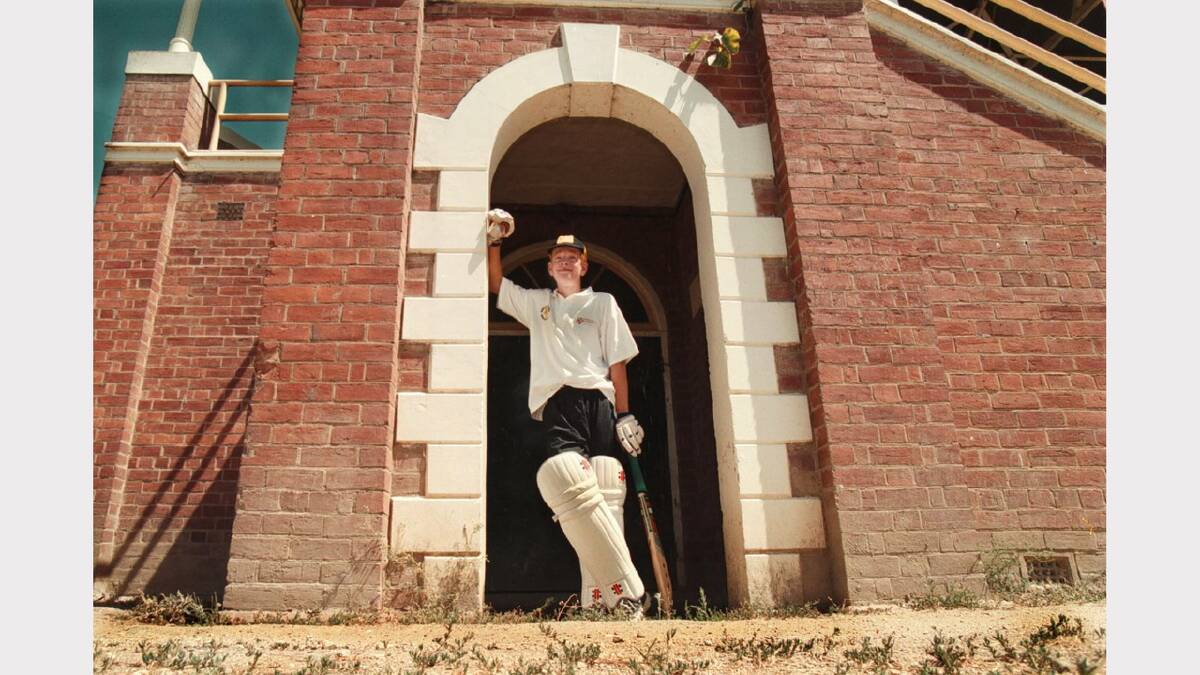 Andrew McDonald started his cricket career on the Border. He is pictured here in 1997, playing for New City.