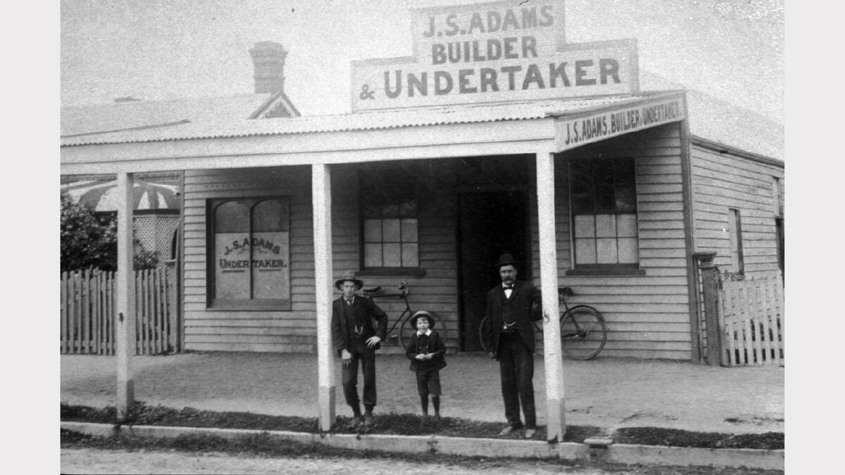 An undertakers’ business in Dean Street in the 1900s.