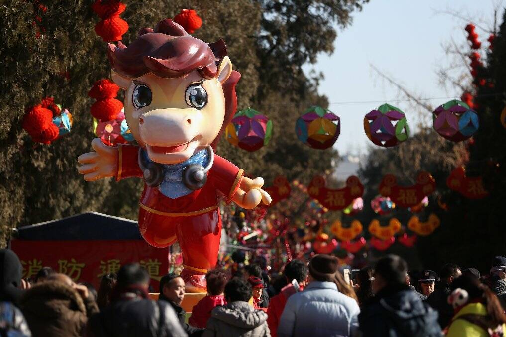 China celebrates the lunar new year of the horse. Pics: Feng Li, Getty Images.