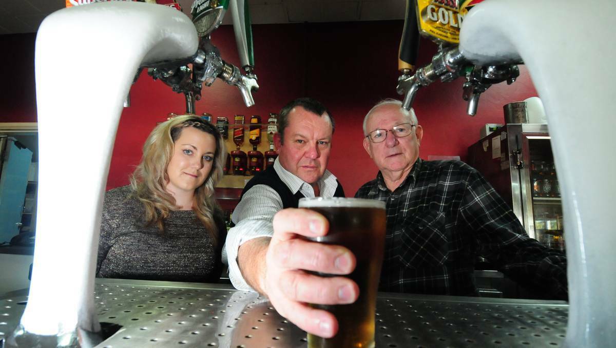 Eloise Klaare, Scot McLeod and Pat Finn will keep a watchful eye over Dubbo venues for the coming year. Picture: Daily Liberal