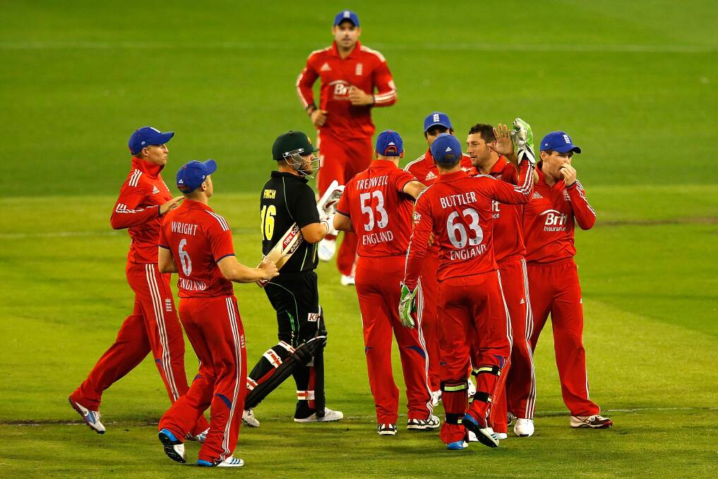 Game two of the International Twenty20 series between Australia and England. Pics: Getty Images