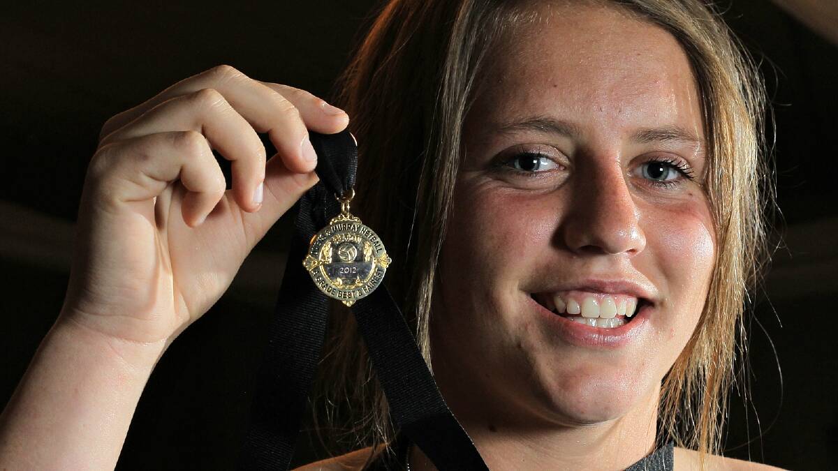 Emily Browne with her new medal. PICTURE: Tara Ashworth.