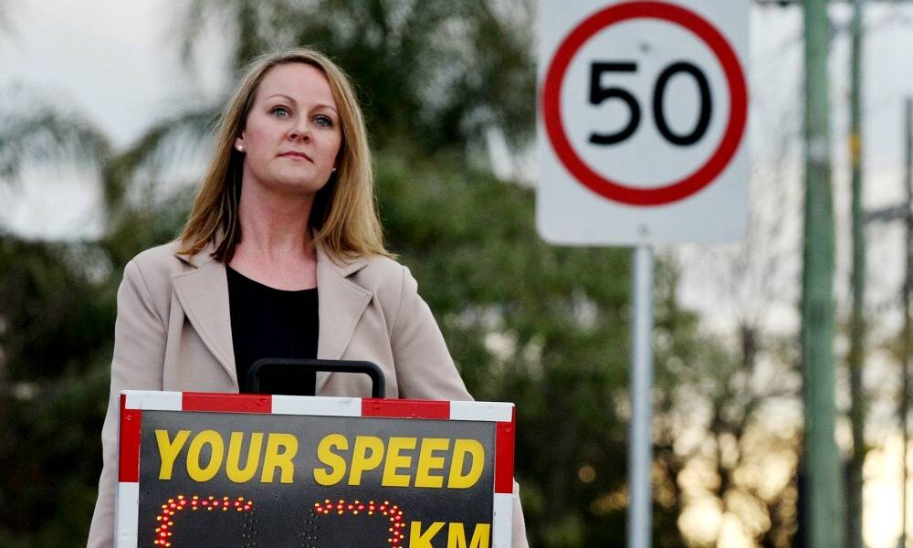 Lauren Torocsik (pictured), of Albury Council, said the 'Speed Check' campaign proved Albury has an "issue" with speeding.