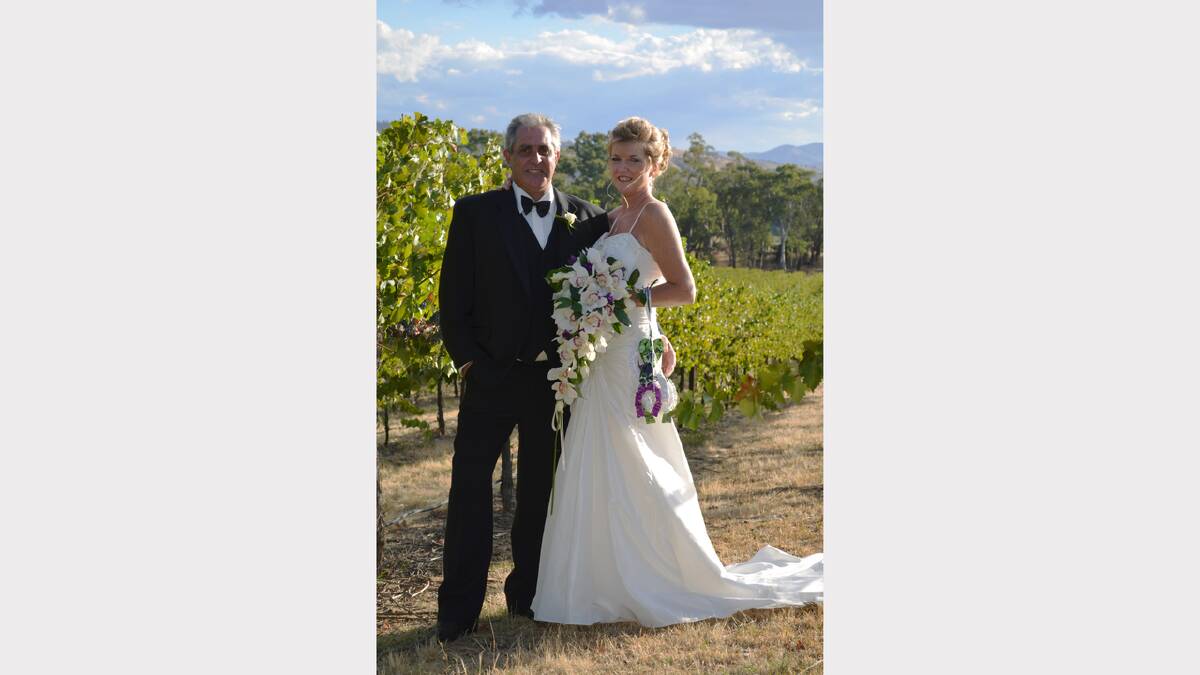 SHARYN Bilston and Jarrad Byrne returned to Myrtleford where they grew up as children to celebrate their wedding. A wonderful reunion with close family and friends old and new, at Gapsted Wines followed by the reception at the L.G. Ablett function Room in Myrtleford. - Aileen Wells.