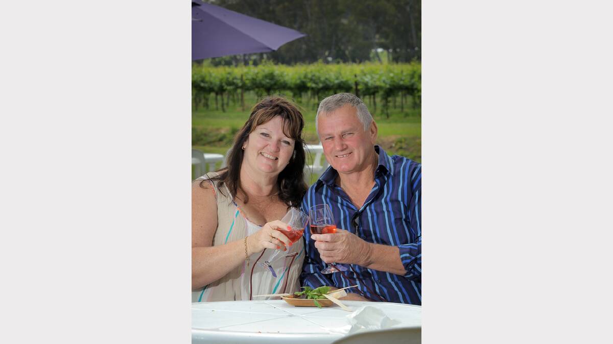 LA DOLCE VITA: Jeanine and Allan Post, of Wagga Wagga, were enjoying their honeymoon in the King Valley sampling the local food and wine.
