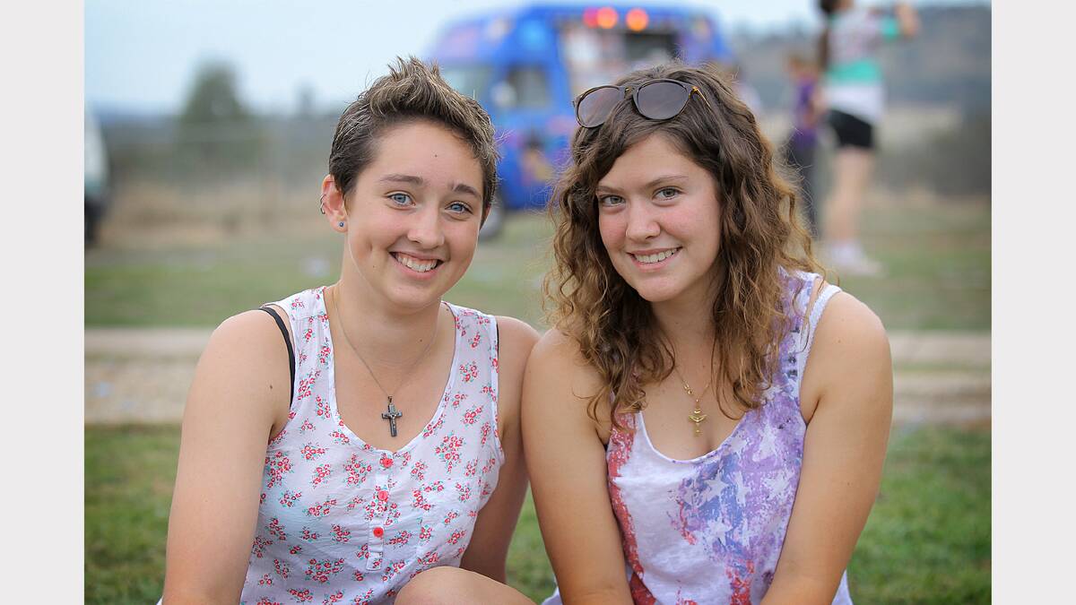 Tegan Rennie, 17, of East Albury, and Ella-Jane Rau, 17, of West Albury. Pictures: TARA GOONAN
