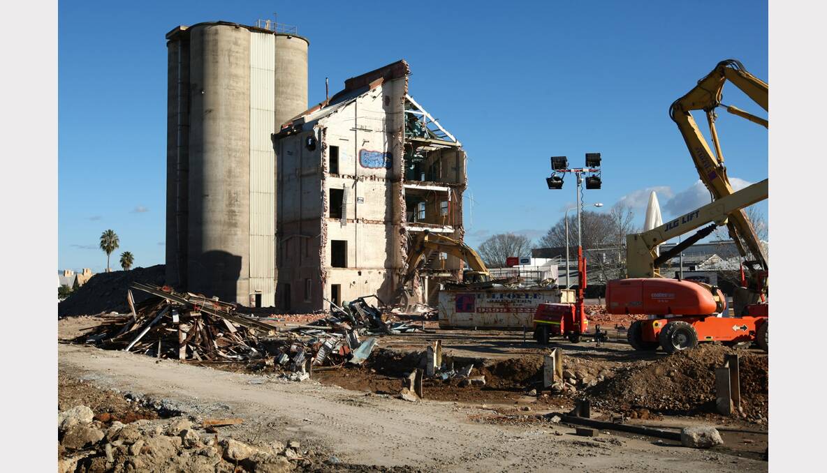 HOW THE MIGHTY HAVE FALLEN: Albury's mills are gone.