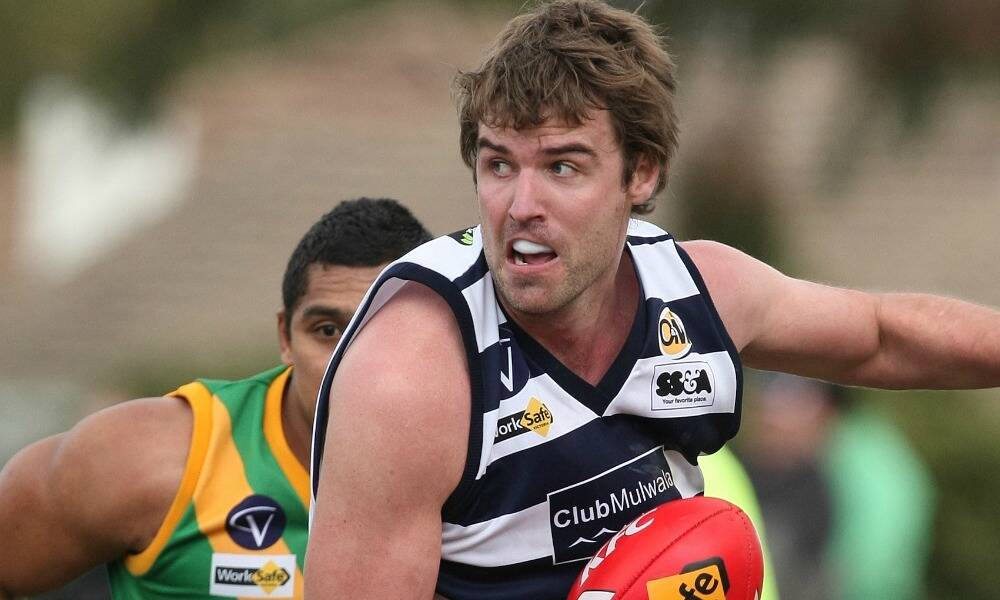 Steve McKee kicked four first-quarter goals in a 2010 final against North Albury.