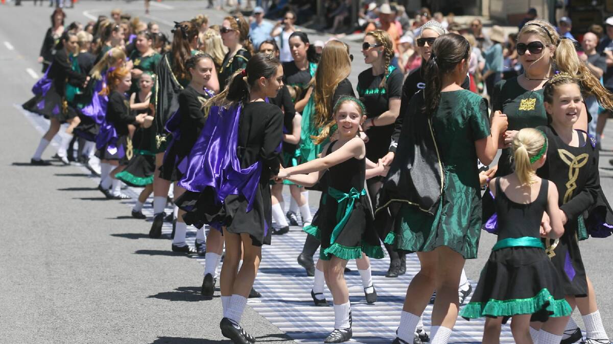The Celtic Festival parade was in full swing when these dancers showed their skills. Pictures: BEN EYLES