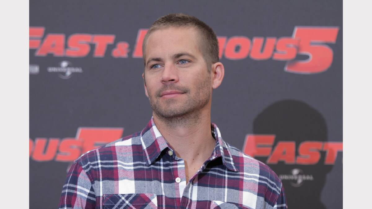 Walker attends the "Fast & Furious 5" photocall at Hassler hotel on April 29, 2011 in Rome, Italy.