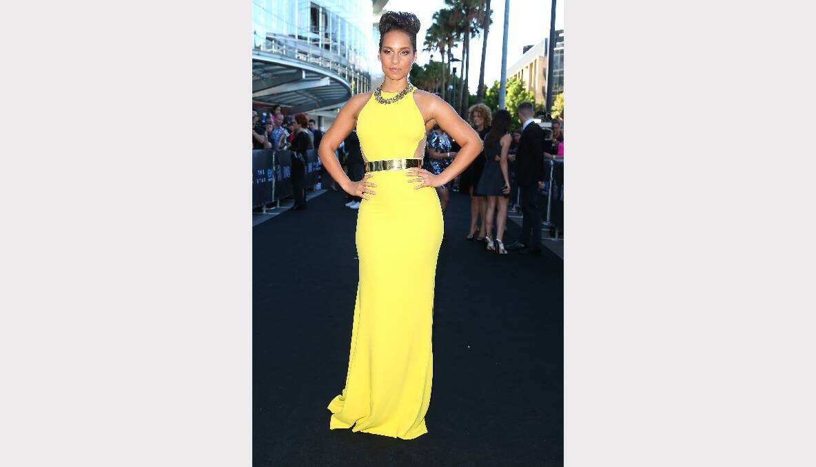 Alicia Keys arrives at the 27th Annual ARIA Awards. Picture: GETTY IMAGES