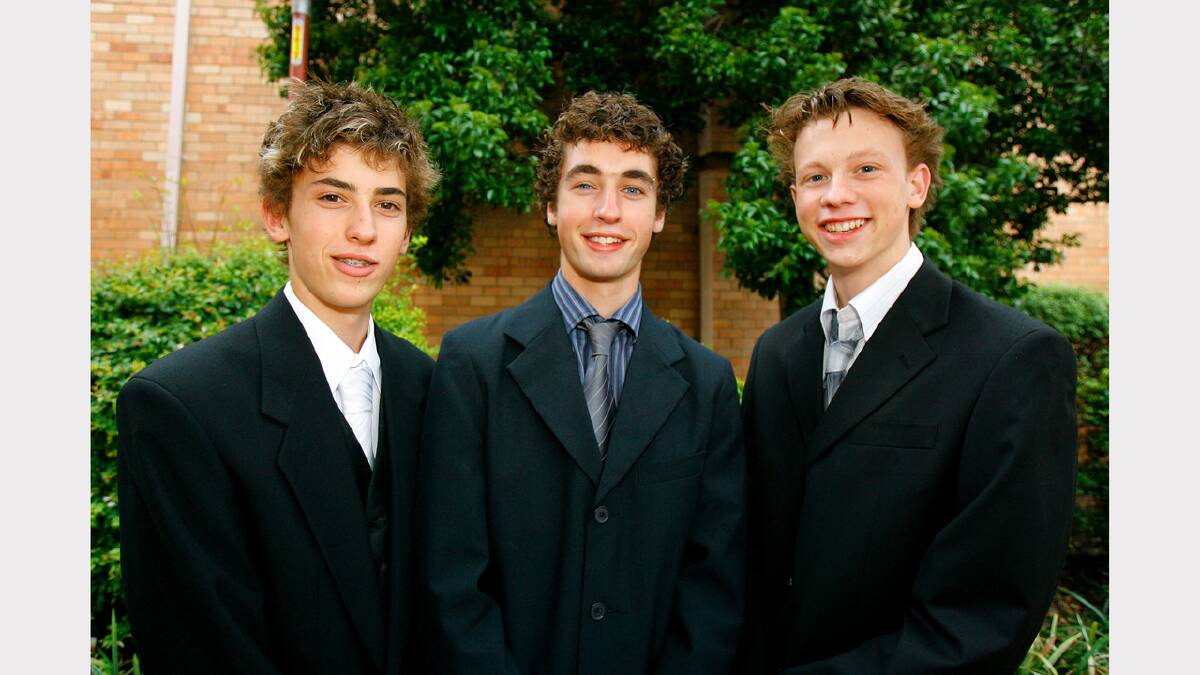 2008 - Albury High School - Matt Pascoe, James Cowell and Sean Darcy