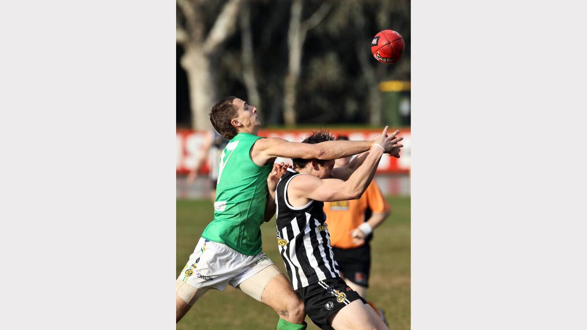 Josh Lloyd in action for the Hoppers. 