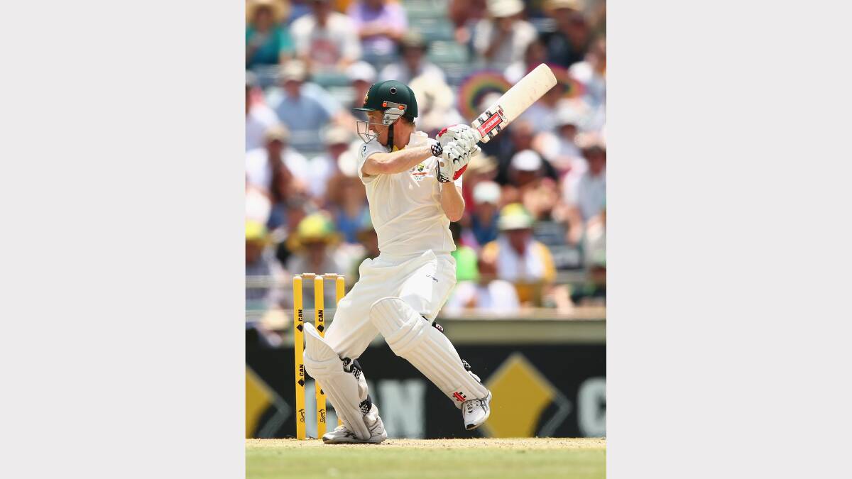 George Bailey of Australia bats. Picture: GETTY IMAGES