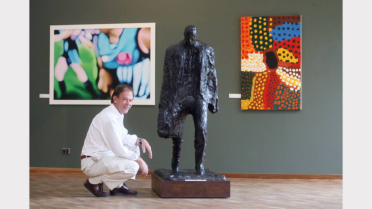  Director Simon Klose at the Benalla Art Gallery. Picture: SIMON GROVES