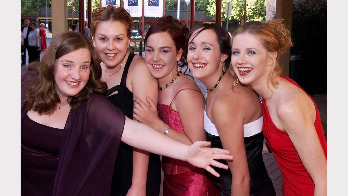 2002 - Albury High School -  Holly Clarke, Lyndall Hutchinson, Pam Schouten, Saah Churchill-Brown & Kathryn Freestone 